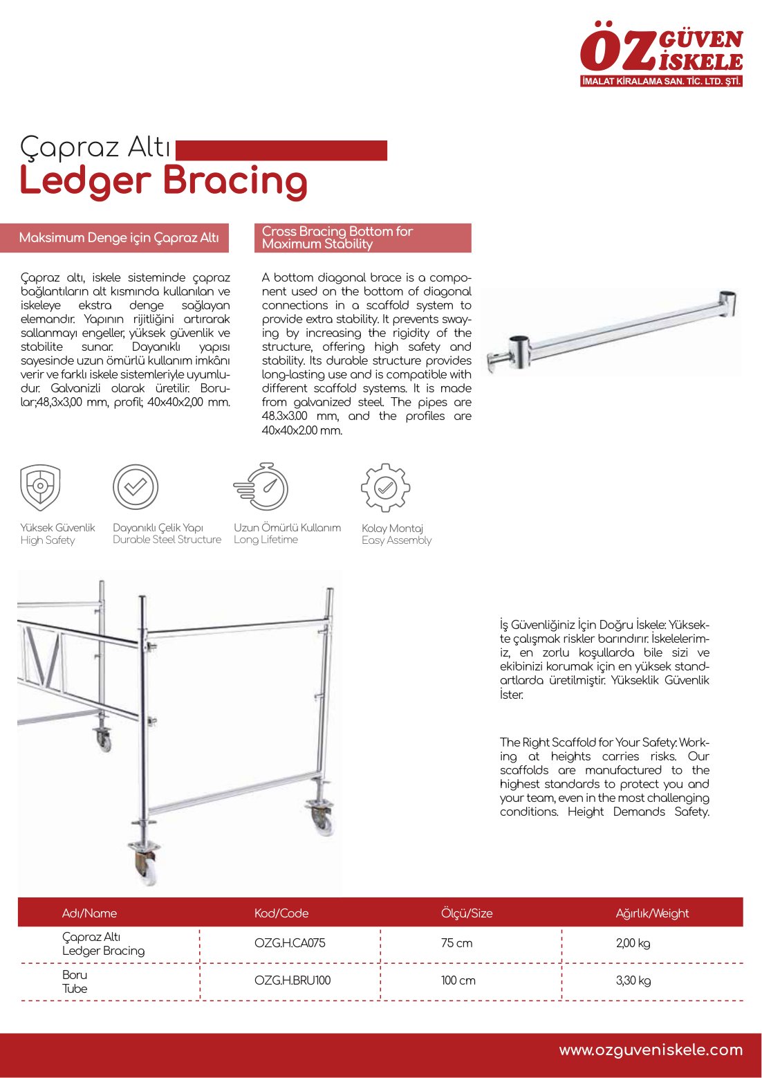Çapraz Altı katalog sayfası